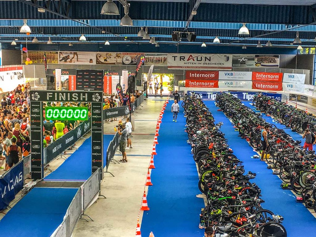 Wechselzone des ALOHA TRI Traun
